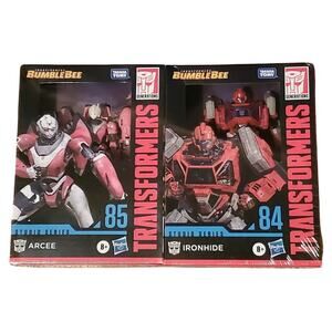 NIB Sealed Transformers Studio Series Bumblebee Arcee 85 Ironhide 84 2-Pack